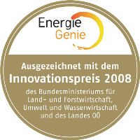 Ausgezeichnet mit dem Innovationspreis 2008 des Bundesministeriums für<br />Land- und Forstwirtschaft, Umwelt und Wasserwirtschaft und des Landes OÖ<br />