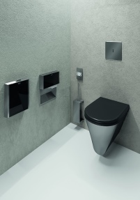 Zur EXOS. Systemlinie gehören auch Auf- und Unterputz-Accessoires.......