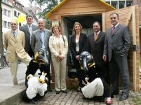 Projektteam (v.l.) Herr Reinauer (Isover), Herr Kraus.......