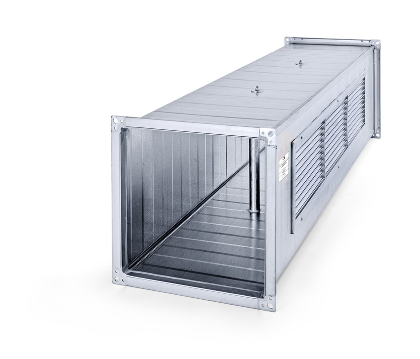 Entrauchungssystem XDuct®- mit Lüftungsgitter. Bilder:...