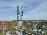 Neue Landmarke in der Universitätsstraße: Das Exzenterhaus ist eine der exklusivsten Büroadressen in Bochum. Bild: © Fotodesign Andreas Braun <br />