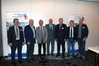 Der neue FFN-Vorstand mit (v.l.) Bernd Stahl, Rolf Dipp, Jürgen Kullmann, Karl-Hans Körner, Detlef Börner, Markus Kohl und Lothar Dobler.<br />Bild: ZDB