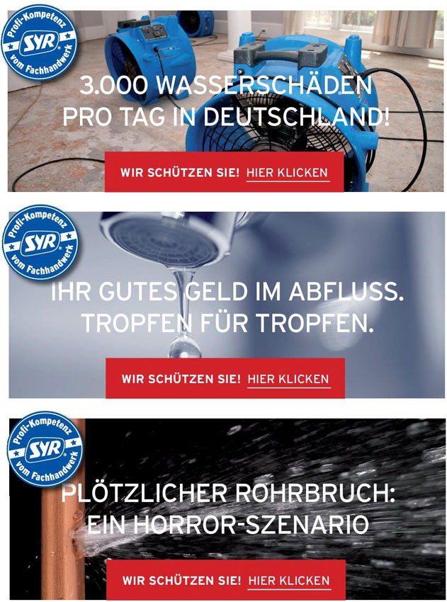 Zertifizierte Stützpunktpartner können das SYR-Banner...