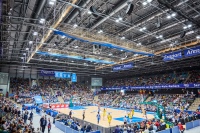 Die Frankfurter Fraport-Arena hat bereits die effizienten Frenger-Deckenstrahlungsheizungen installiert. <br />Bild: FRENGER