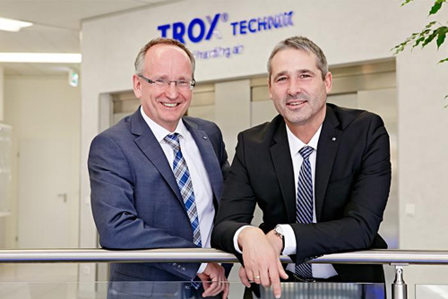 Die Geschäftsführer der TROX GmbH: Thomas Mosbacher...