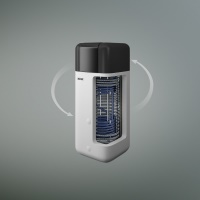 Durch das Intelligente Speicher Management (ISM) der Gas-Brennwert-/Solarkombination GCU compact von ROTEX können bereits Wärmebedarfe von 0,5 kW gedeckt werden, bei vollem Warmwasserkomfort.<br />Bildquelle: ROTEX Heating Systems GmbH