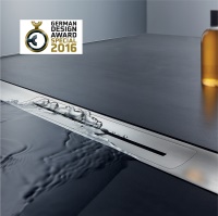 <b>Ausgezeichnet:</b> Für exzellentes Produkt-Design erhielt die Duschrinne CeraFloor beim German Design award 2016 das Prädikat ‚Special Mention‘.