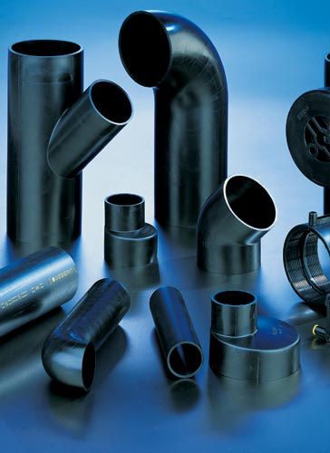 Das Kunststoffrohrleitungssystem Geberit HDPE aus Polyethylen...