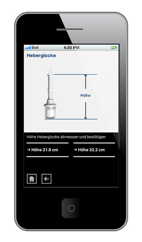 ...wenn keine PA-Nummer vorhanden ist, Heberglocke...