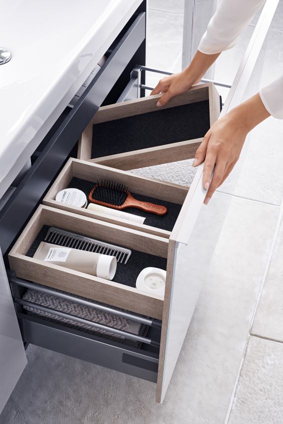 Praktische Ordnungshelfer für den Waschtischunterschrank...