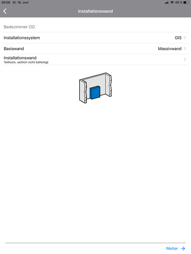 Für die Basiskonfiguration wählt der Nutzer aus mehreren...