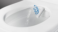 Schonende Reinigung: Die patentierte WhirlSpray-Duschtechnologie sorgt für ein sanft-vitalisierendes Duscherlebnis bei geringem Wasserverbrauch.