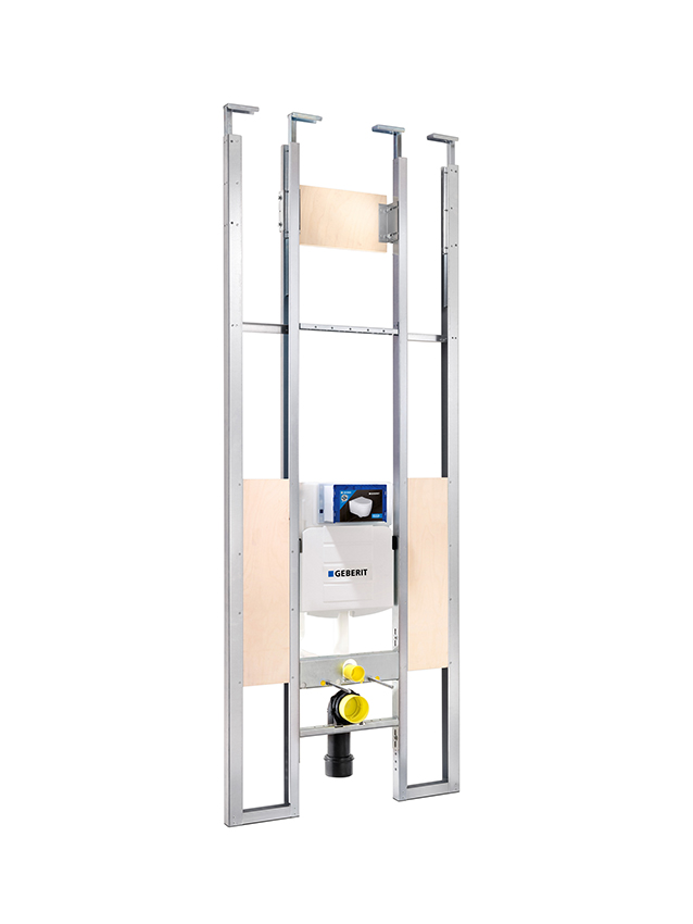Das Sortiment umfasst Ausschubmodule für das Wand-WC...