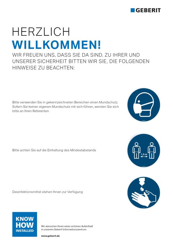 Die Weiterbildungen finden zur Sicherheit aller Besucher...
