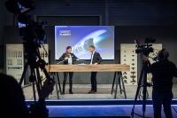 Neuheiten aus erster Hand kennenlernen: Bei „Geberit on Air” werden unter anderem das innovative Versorgungssystem Geberit FlowFit sowie das Design- und Funktionsupdate der beliebten Komplettbadserien Renova Plan und iCon präsentiert.<br />Bilder: Geberit