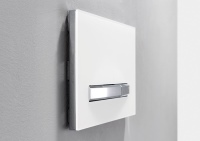 Das Geberit DuoFresh Modul kann mit unterschiedlichen Betätigungsplatten kombiniert werden, hier mit der Geberit Sigma50.