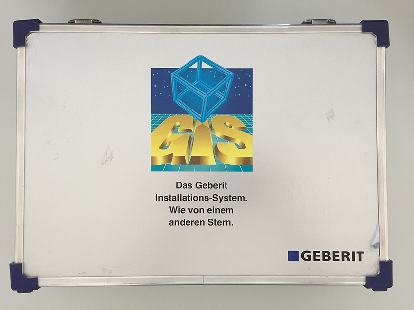 Mit dem Slogan „Geberit Installationssystem – Wie von...