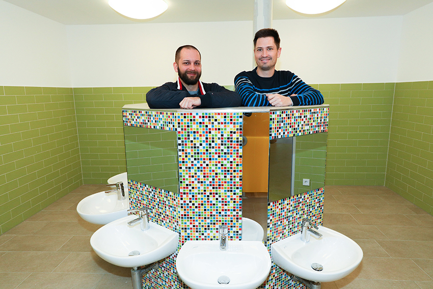 Für Installateur Gerhard Grynda und Planer Florian...
