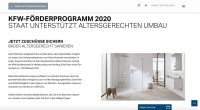 Übersichtliche Informationen, Checklisten und weiterführende Links zum Thema KfW-Förderprogramm „Altersgerecht Umbauen“ hat Geberit online zusammengestellt: <a href="http://www.geberit.de/kfw-foerderprogramm"target=_blank">www.geberit.de/kfw-foerderprogramm</a><br />Bilder: Geberit