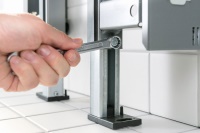 Individuell angepasst: Die Höhe des Tragrahmens ist innerhalb einer Bandbreite von 7 cm stufenlos verstellbar. 