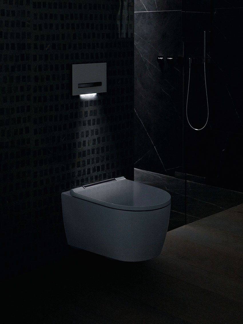 Erweiterten Komfort bietet das Geberit ONE WC in Kombination...