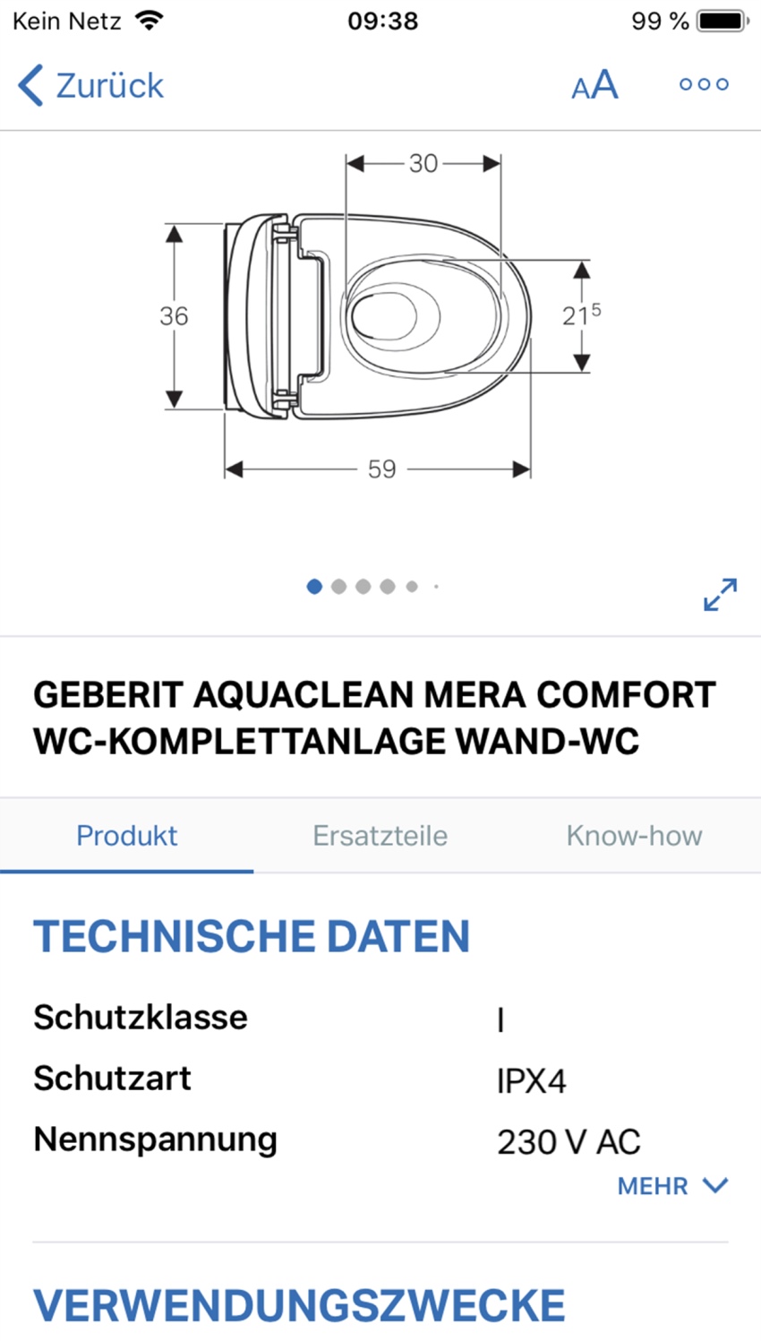Auf den Produktseiten werden alle relevanten Informationen,...