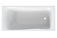 Die neue Geberit Renova Badewanne ist im organischen Design gestaltet und greift die Körperform ideal auf. Sie verfügt über eine ergonomisch gestaltete Rückenseite und bietet viel Bewegungsfreiheit für Arme und Schultern.