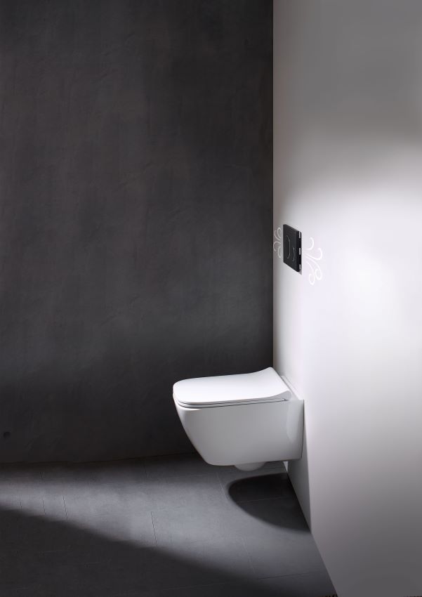 Das neue Square WC aus der Komplettbad-Serie Geberit...