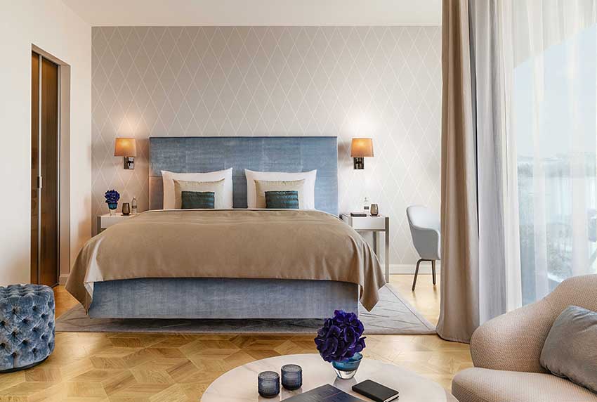 Die Hotelzimmer und die Suiten sind zwischen 28 und...