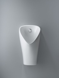 Das neue Urinal Narva ist mit einem Sprühkopf ausgestattet.......