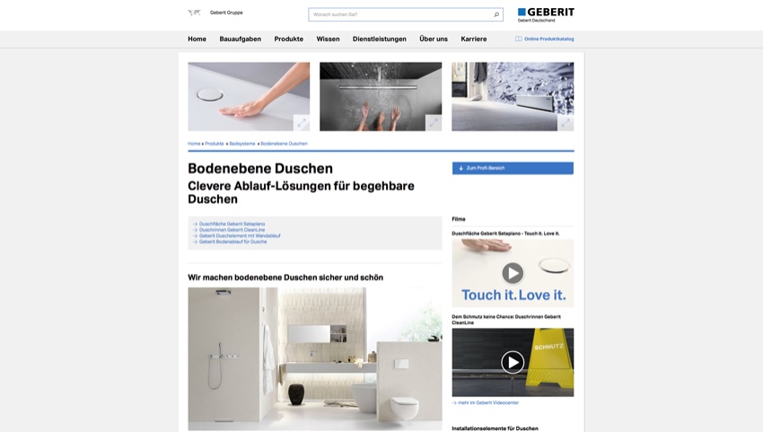 Zur Inspiration für die Badgestaltung laden zahlreiche...