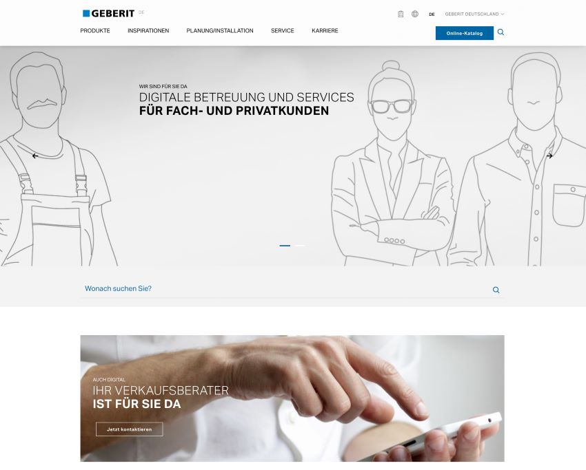 Geberit zeigt auch in Zeiten von „Social Distancing“...