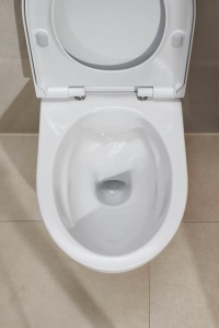 Das Geberit iCon WC ist mit einem neuen Spülverteiler aus Kunststoff ausgestattet, der das WC strömungstechnisch optimiert – für eine noch effizientere und sauberere Ausspülung.<br />Bilder: Geberit