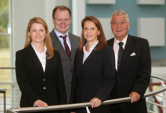 Gesellschafter des Familienunternehmens Roth (von links):...
