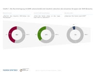 Die Durchdringung mit BIM unterscheidet sich deutlich zwischen den einzelnen Gruppen der SHK-Branche.<br />Bild: ZVSHK / Munich Strategy Research 