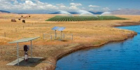 Die CRFlex können nicht nur über Solarmodule betrieben werden; auch der Anschluss an das Netz, an Batterien sowie der Betrieb über einen Generator sind möglich – das macht diese Pumpen so vielseitig. Bild: Grundfos
