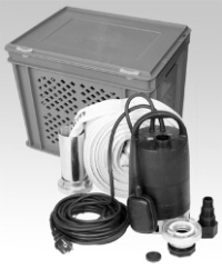 Für das Handwerk ist das Paket ein sinnvolles Angebot für ein mögliches Zusatzgeschäft bei Endkunden, es ist aber auch als Notfallbox im eigenen Servicewagen bestens geeignet. Foto: Grundfos