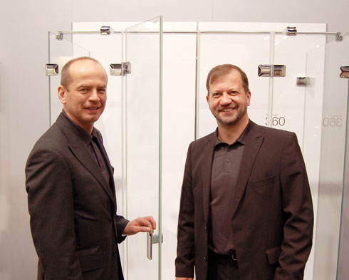 Die beiden Gebietsleiter Heiko Reimitz (links im Bild)...