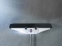 Der HANSAEMOTION-Wellfit-Thermostat bietet drei voreingestellte.......