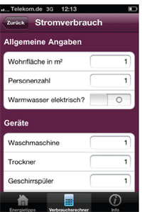 Mit Hilfe der App lässt sich beispielsweise der eigene.......