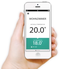 Von überall einfach zu bedienen: Mit der Total Connect Comfort International App (TCCI) lässt sich die Temperatur in bis zu 12 Räumen individuell einstellen.<br />Bild: Honeywell