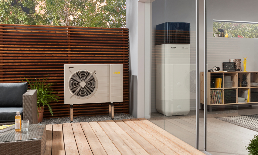 Die neue ROTEX HPSU monobloc compact vereint als Monoblock-Variante...