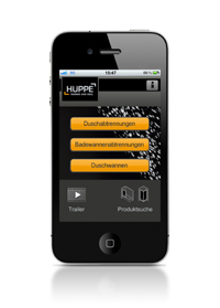 Die HÜPPE-App für iPhone und iPad bietet einen aktuellen.......