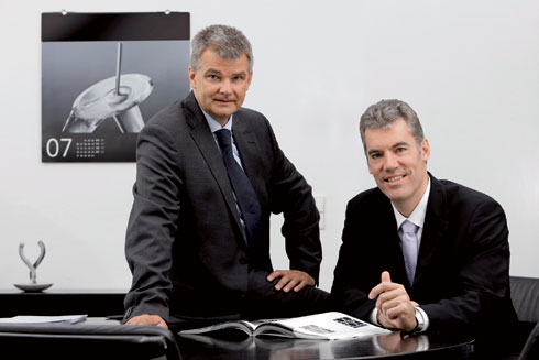 Joachim Stücke und Christopher Marshall (v. l. n. r.)...