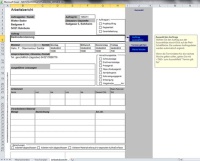 Das Arbeitsbericht-Formular übernimmt automatisch die Auftragsdaten aus der Einsatzplanung. Zusätzlich können die Datumswerte für die aktuelle Woche oder die folgende Woche gewählt werden. Bilder: SHK-Formblattshop