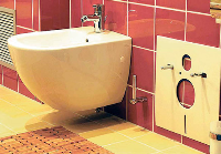 Eines der bisher schon im Sanitärbereich erfolgreichen Produkte: das Schallschutz-Set „quattro“. (Werkbild)