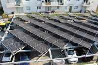 Auch Mieterstromprojekte, wie hier in Berlin benötigen Stromspeicher. <br />Die rechtlichen Hürden sind jedoch beträchtlich. <br />Bild: ku<br />