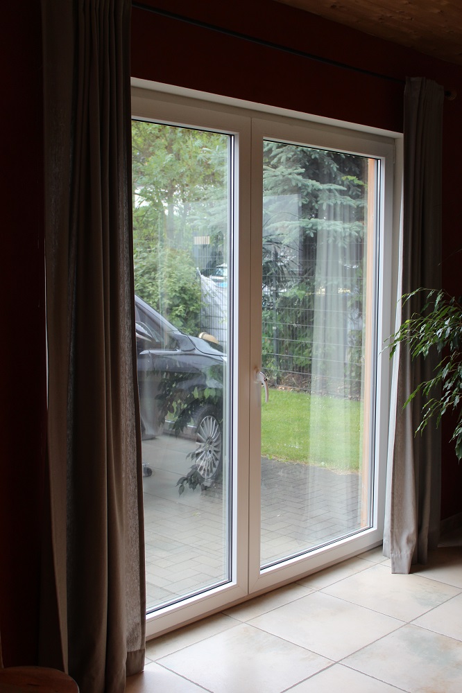 Folien wie an diesem Fenster bieten zwar einen wirksamen...