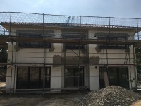 Idealerweise sollte man eine Dämmung der Fassade angehen, wenn diese sowieso erneuert werden muss.<br />Bild: fy