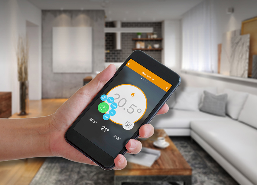 Das innovative Smart Home Regelsystem AuraConnect erlaubt...